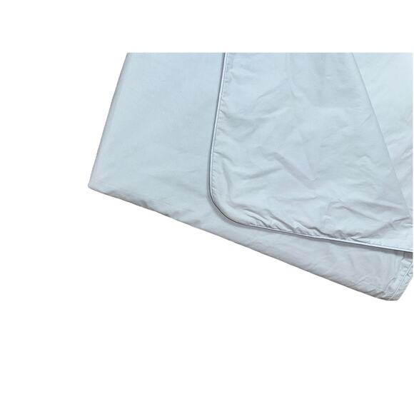 Rare Vintage Lands End Coming Home Duvet Cover Light Blue King 106x96 Cotton - Picture 4 of 7